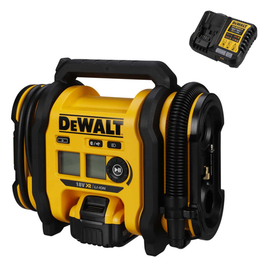 DeWALT DCC018P1-GB 18V XR Inflator with 1 x 5.0Ah Battery