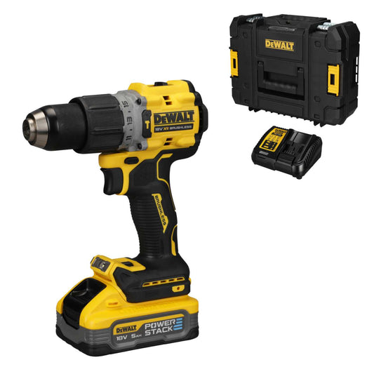 DeWALT DCD805H1T-GB 18V Combi Drill with 1 x 5.0Ah Powerstack Battery