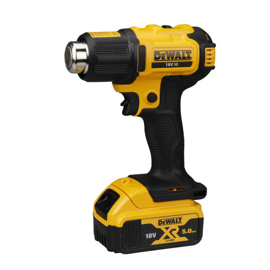 DeWALT DCE530P1-GB 18V XR Heat Gun with 1 x 5.0Ah battery