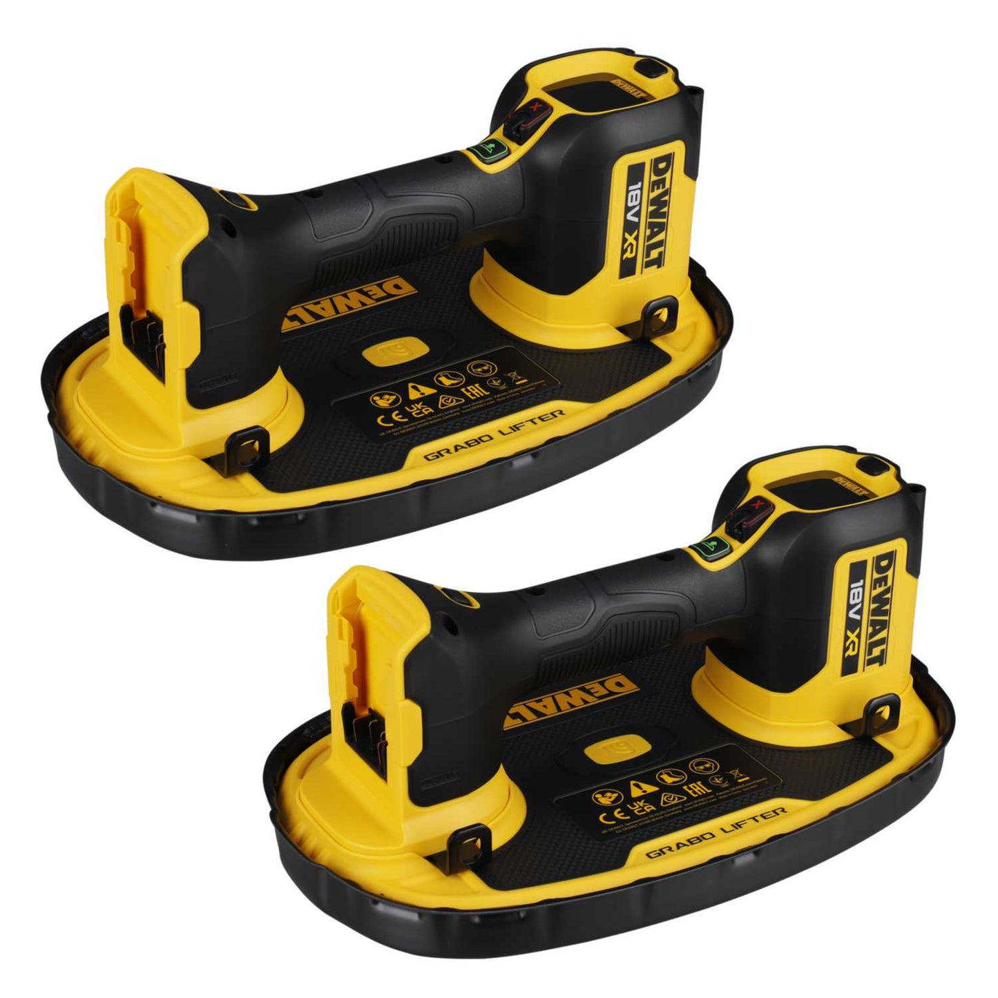 DeWALT DCE590X2 18V Grabo Suction Lifter Twinpack (Body Only)