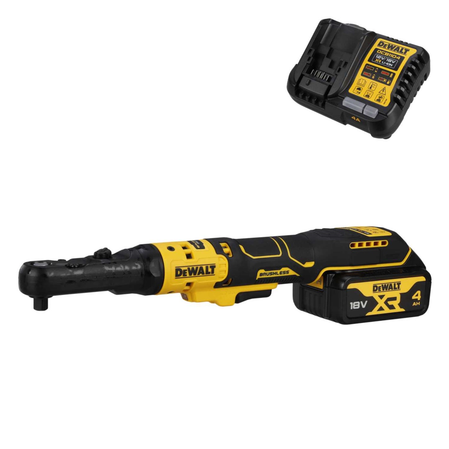 DeWALT DCF510M1-GB 18V XR ⅜" and ½" Sealed Head Ratchet with 1 x 4.0Ah Battery