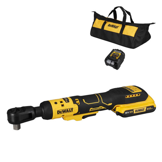 DeWALT DCF512D1-GB 18V XR ½" Open Head Ratchet with 1 x 2.0Ah Battery