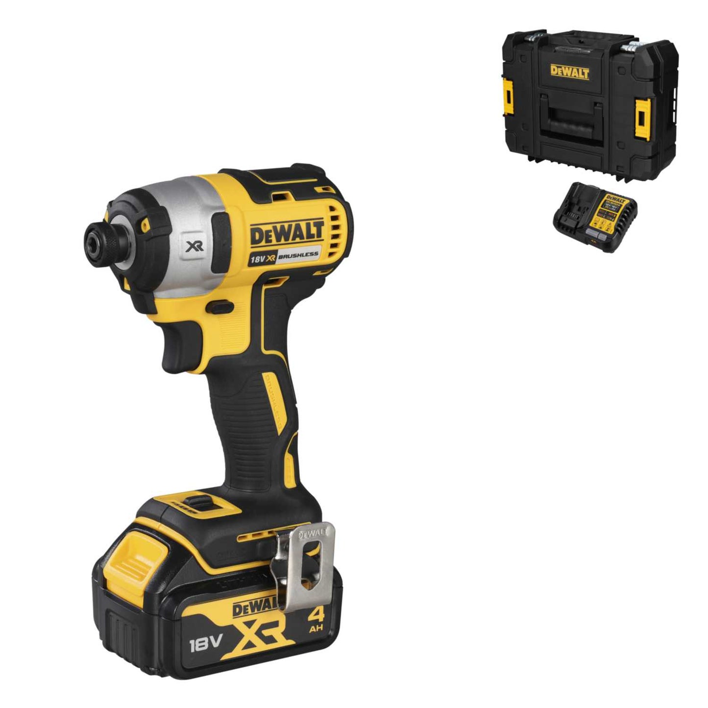DeWALT DCF887M1-GB 18V ¼" Impact Driver with 1 x 4.0Ah Battery