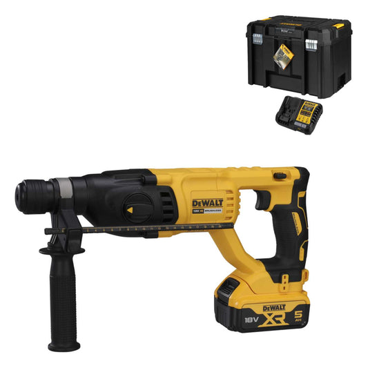 DeWALT DCH133P1-GB XR 18V SDS+ Hammer Drill with 1 x 5.0Ah Battery