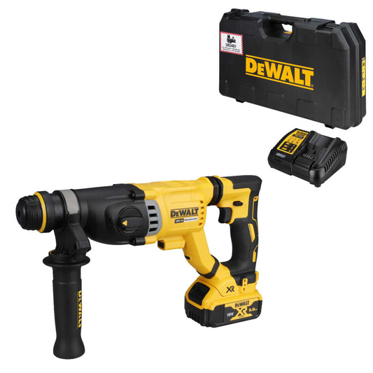 DeWALT DCH263P1-GB 18V 28mm SDS Hammer Drill with 1 x 5.0Ah Battery