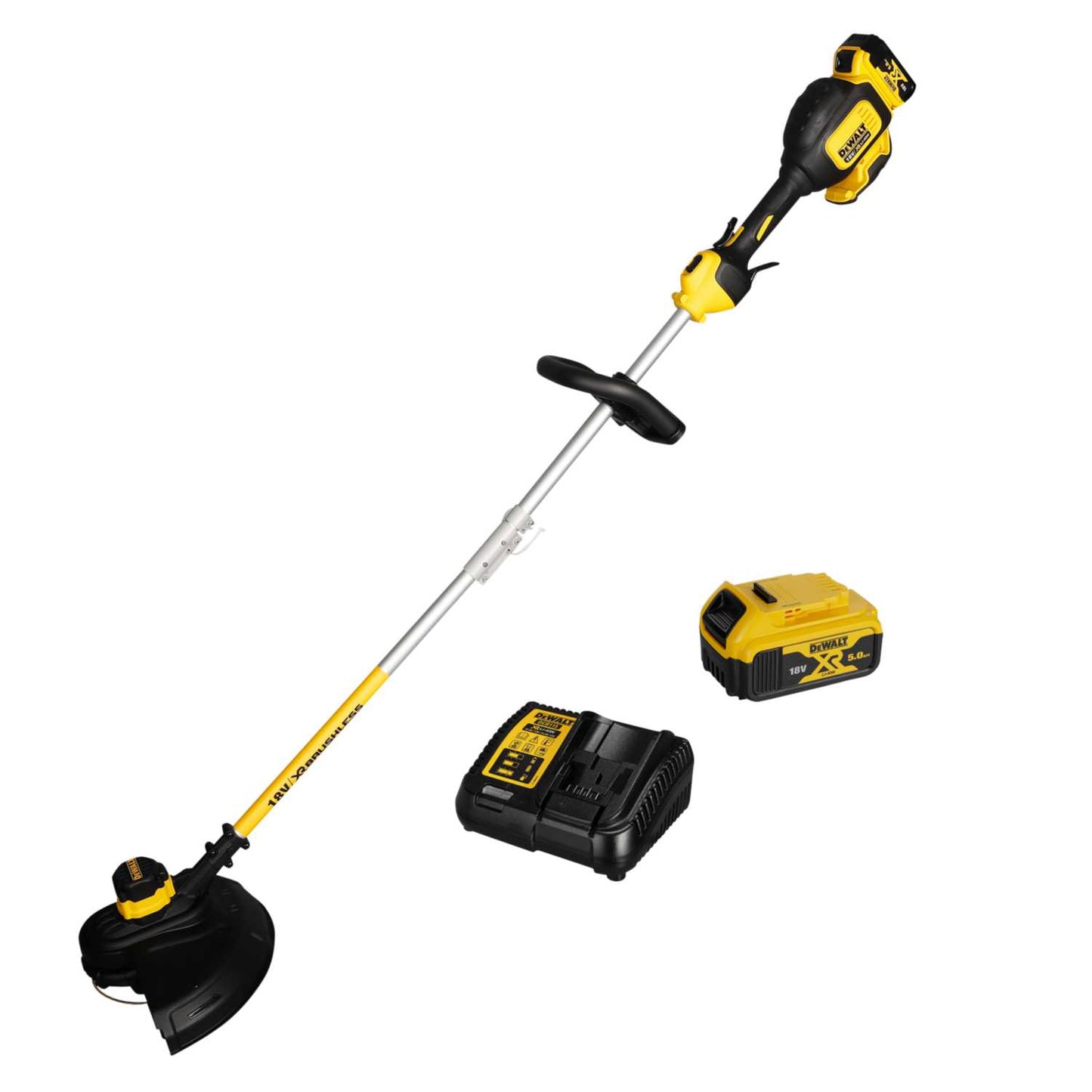 DeWALT DCM561P1S-GB 18V XR String Trimmer with 1 x 5.0Ah Battery