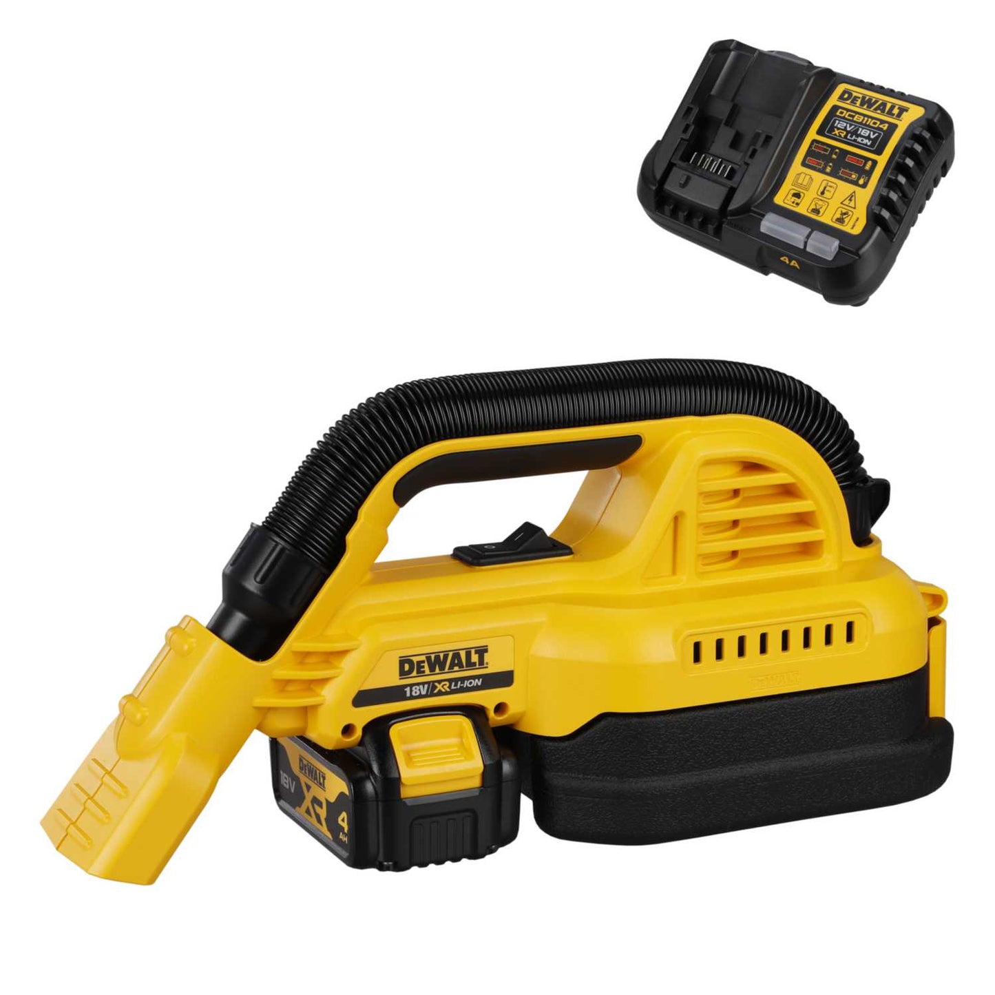 DeWALT DCV517M1-GB 18V XR Vacuum with 1 x 4.0Ah Battery