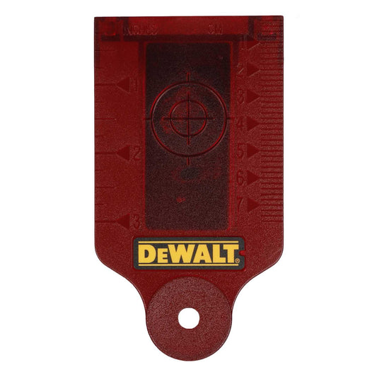 DeWALT DE0730-XJ Laser Target Card Red