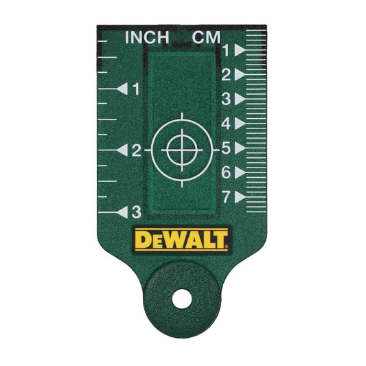 DeWALT DE0730G-XJ Laser Target Card Green