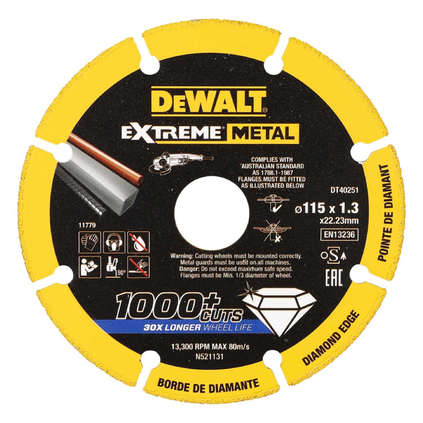 DeWALT DT40251-QZ Extreme Diamond Disc 115mm