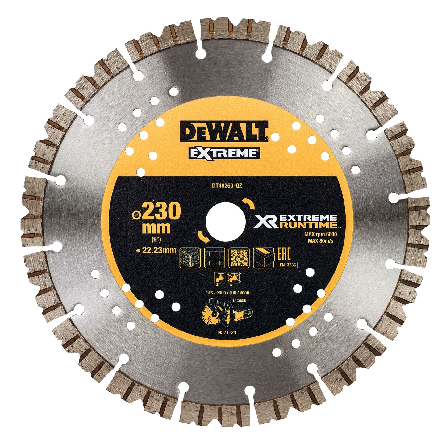 DeWALT DT40260-QZ Extreme Runtime Diamond Blade 230mm