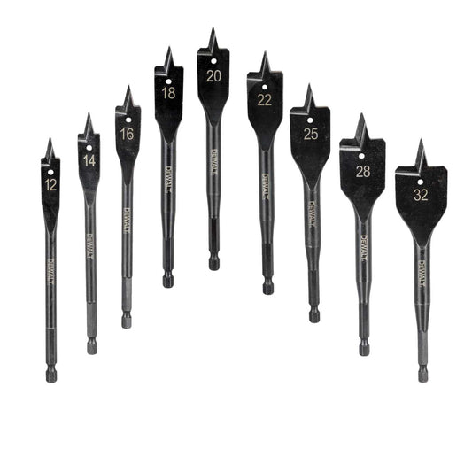 DeWALT DT70751-QZ 9 Piece Extreme Impact Flat Bit Set