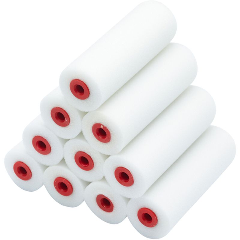 RODO PRRE036 PACK 10 PRODEC HEAVY DUTY MINI FOAM ROLLER REFILLS 4"