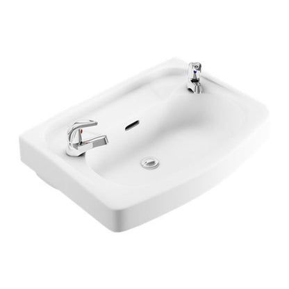 LECICO ASWH22BA ATLAS 2TH BASIN 565 x 415mm WHITE