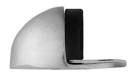 OVAL FLOOR MOUNTED DOOR STOP CHROME AZ20CP/RP