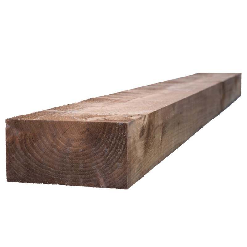 BSW 125 x 250mm x 2.4m SOFTWOOD UC3 BROWN TREATED FSC