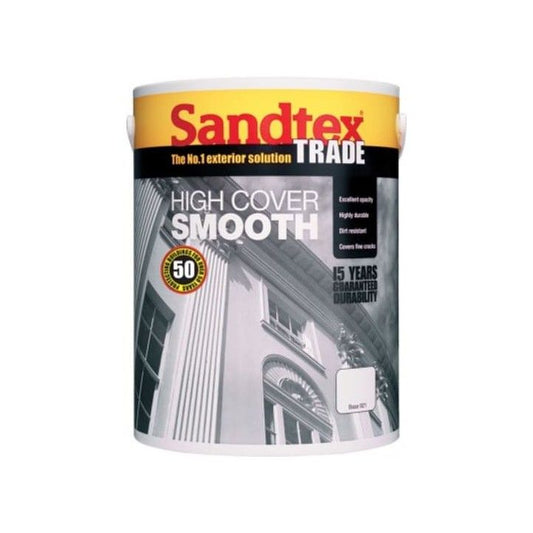 SANDTEX TRADE HIGH COVER SMOOTH 5l MASONRY PAINT BLACK 5025727