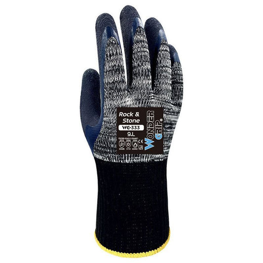 WONDER GRIP ROCK&STONE LATEX PALM THERMAL GLOVES EXTRA LARGE WG333101