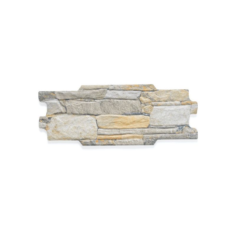 PAVESTONE PORCELAIN ROCKWALL MULTI CLADDING 400 x 160mm (PER TILE) 06164006