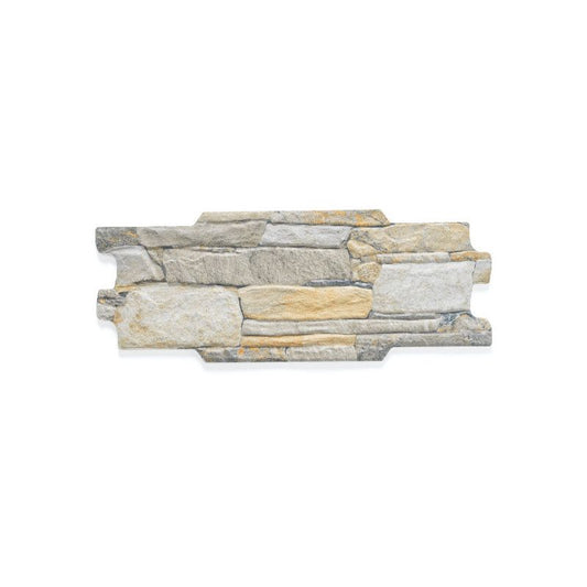PAVESTONE PORCELAIN ROCKWALL MULTI CLADDING 400 x 160mm (PER TILE) 06164006