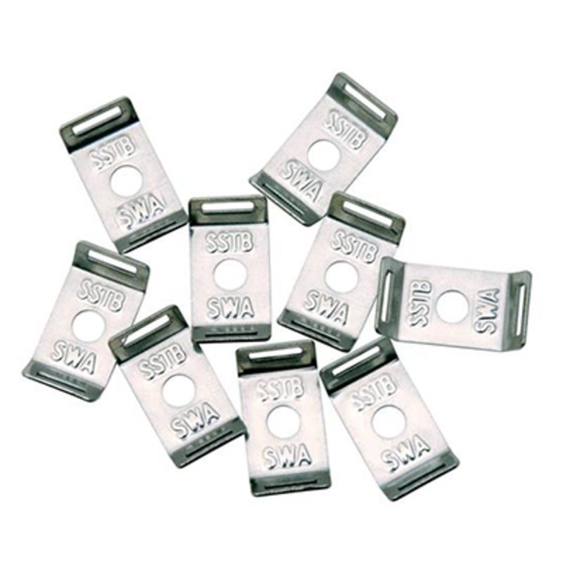 SWA SSTB METAL CABLE TIE BASES PK50