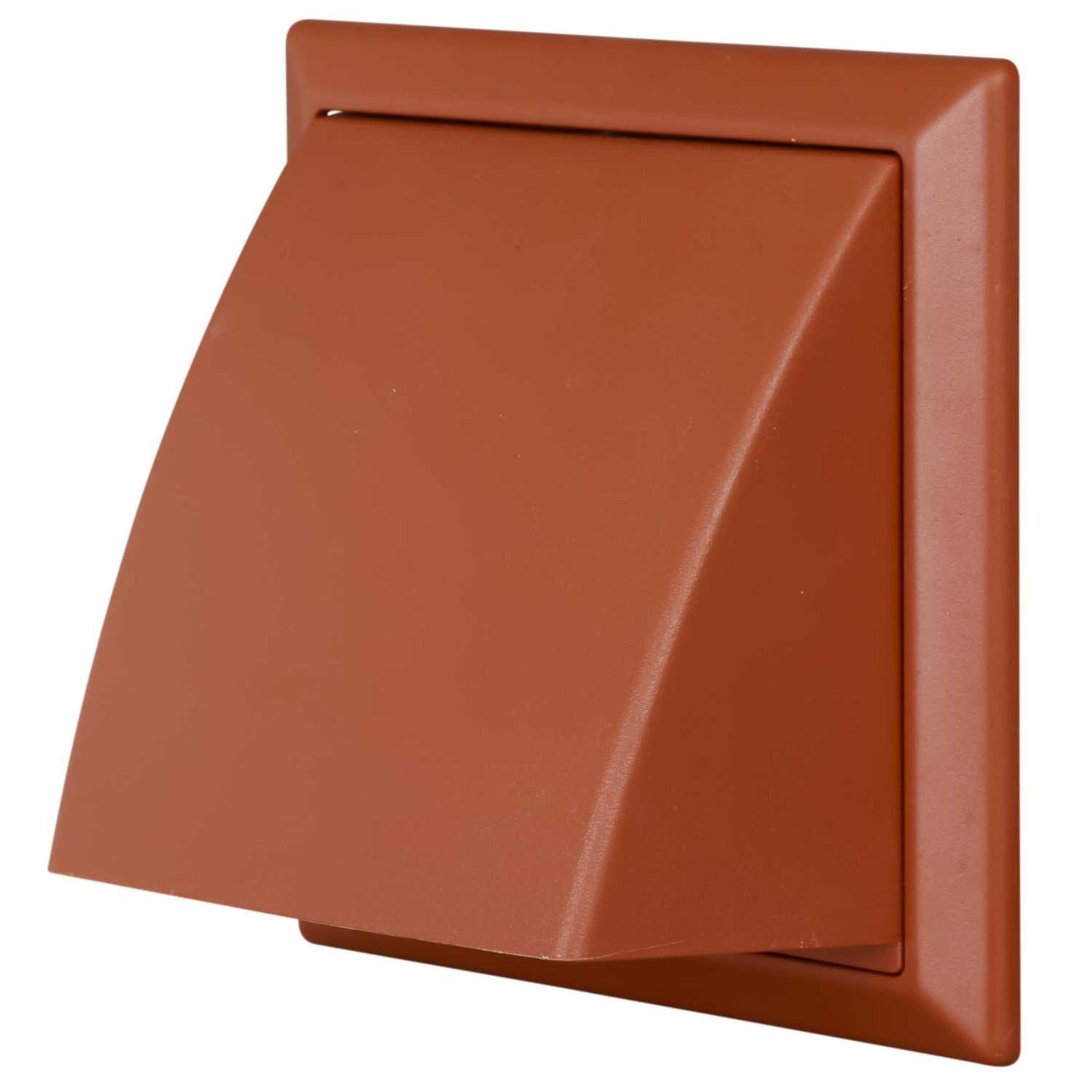 Domus Ventilation 100mm 4" Cowled Outlet with Damper Terracotta