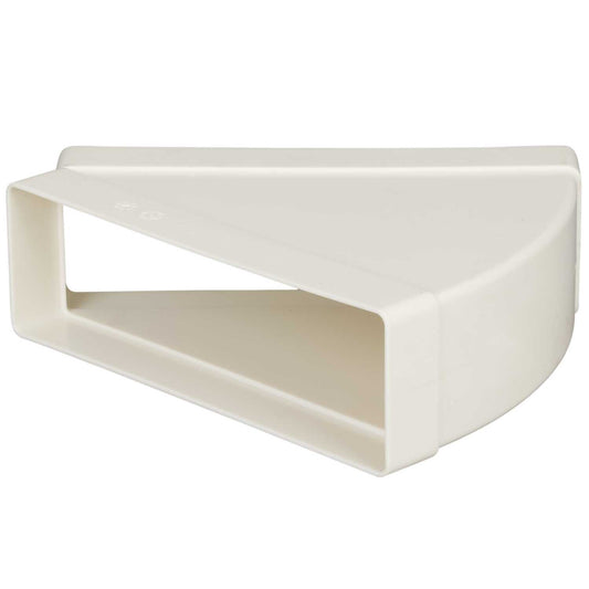 Domus Ventilation 204mm x 60mm Flat Channel 45° Bend