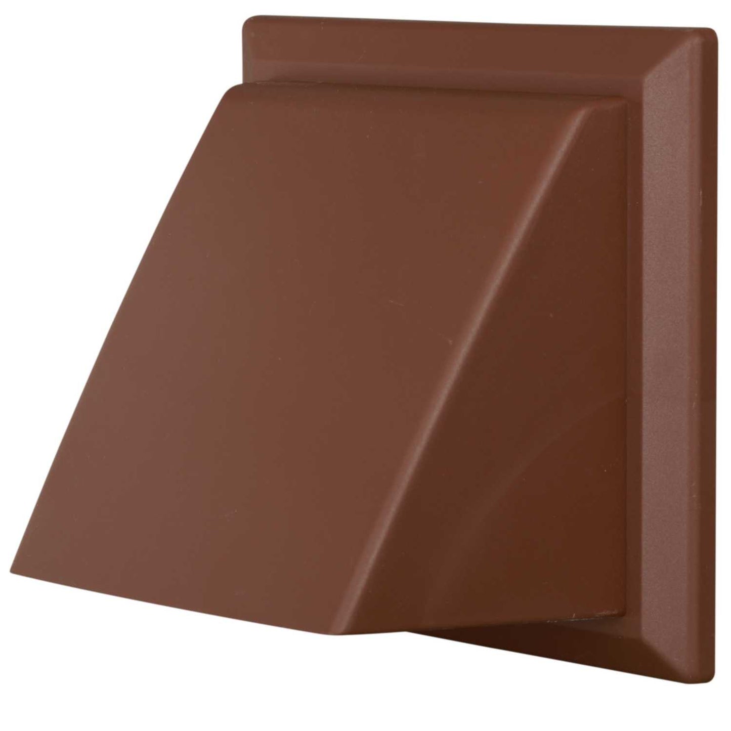 Domus Ventilation 125mm 5" Cowled Outlet with Damper Brown