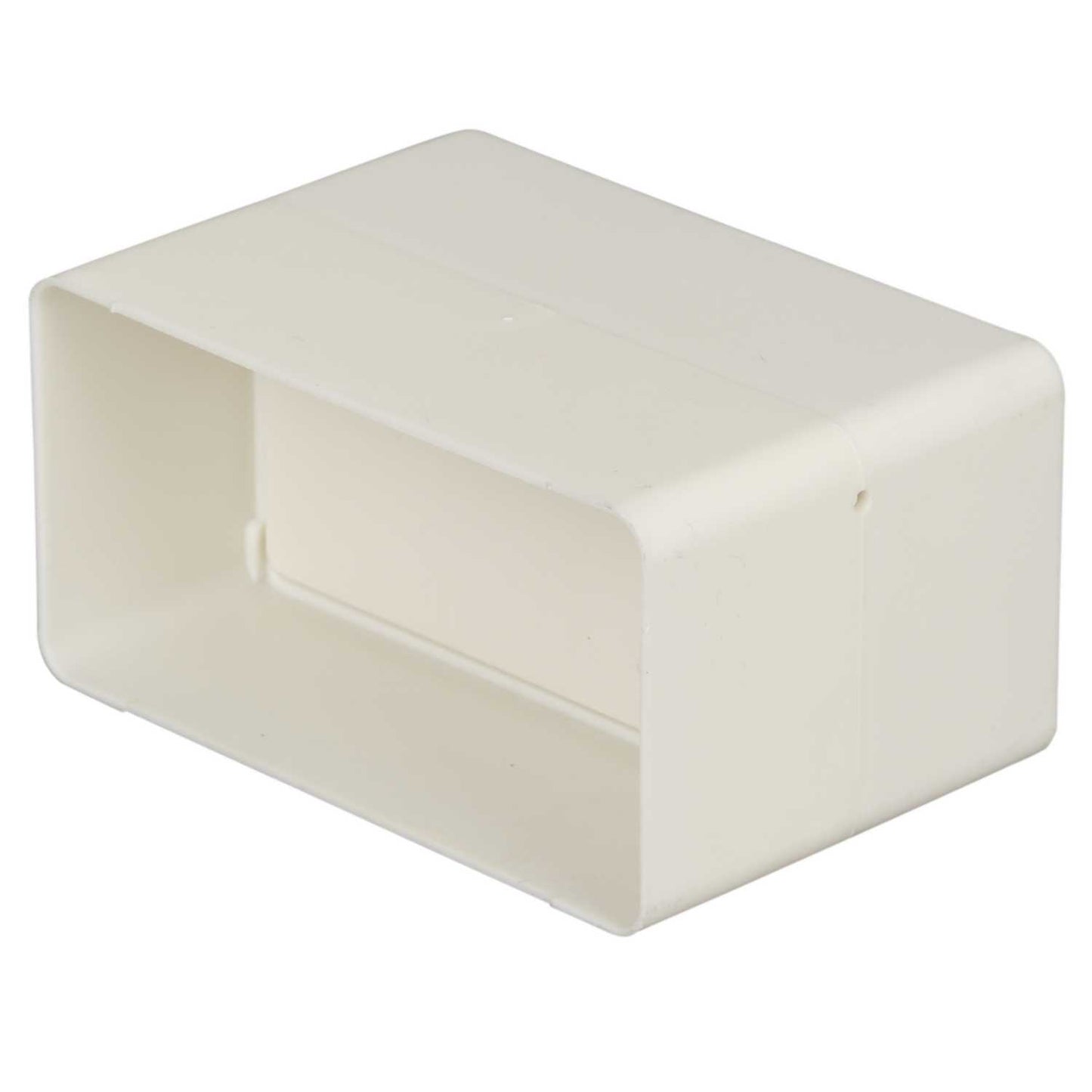 Domus Ventilation 110mm x 54mm Flat Channel Straight Connector with Damper