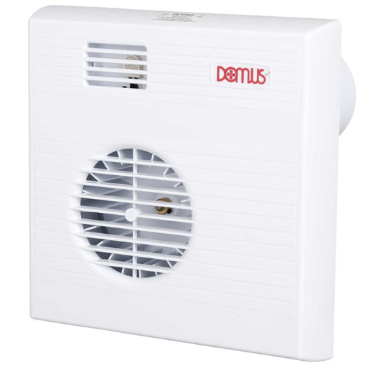 Domus Ventilation Mayfair 100mm 4" Centrifugal Fan with Humidistat and Timer