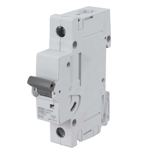 Dorman Smith 25A Single Pole 10kA B Curve MCB