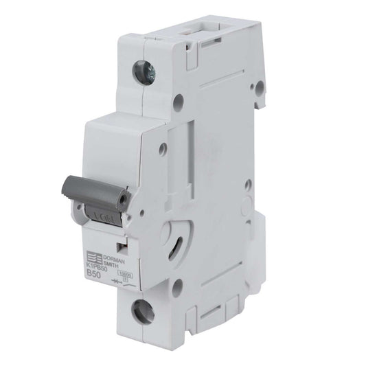 Dorman Smith 50A Single Pole 10kA B Curve MCB