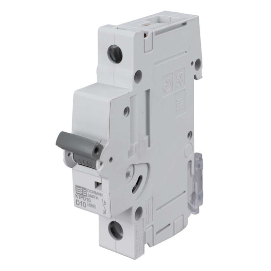 Dorman Smith 10A Single Pole 10kA D Curve MCB
