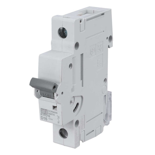 Dorman Smith 16A Single Pole 10kA D Curve MCB