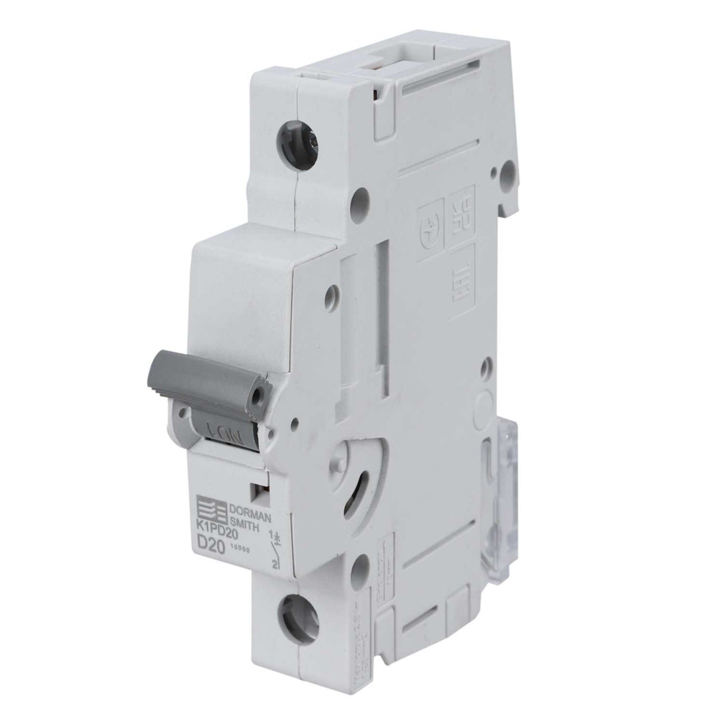 Dorman Smith 20A Single Pole 10kA D Curve MCB