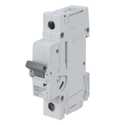 Dorman Smith 20A Single Pole 10kA D Curve MCB