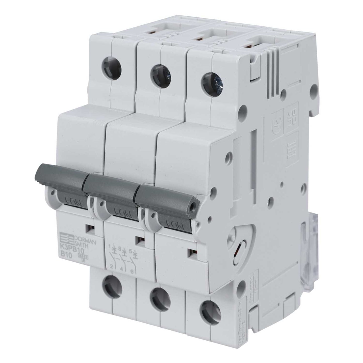 Dorman Smith 10A Triple Pole 10kA B Curve MCB
