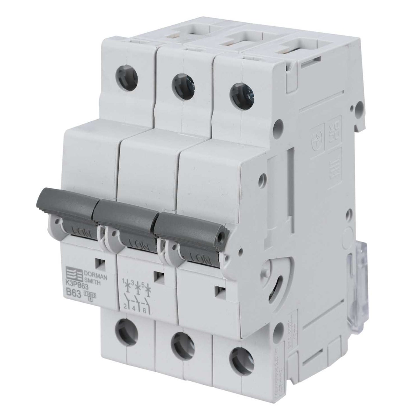 Dorman Smith 63A Triple Pole 10kA B Curve MCB