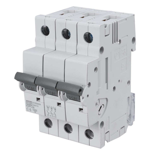 Dorman Smith 6A Triple Pole 10kA C Curve MCB