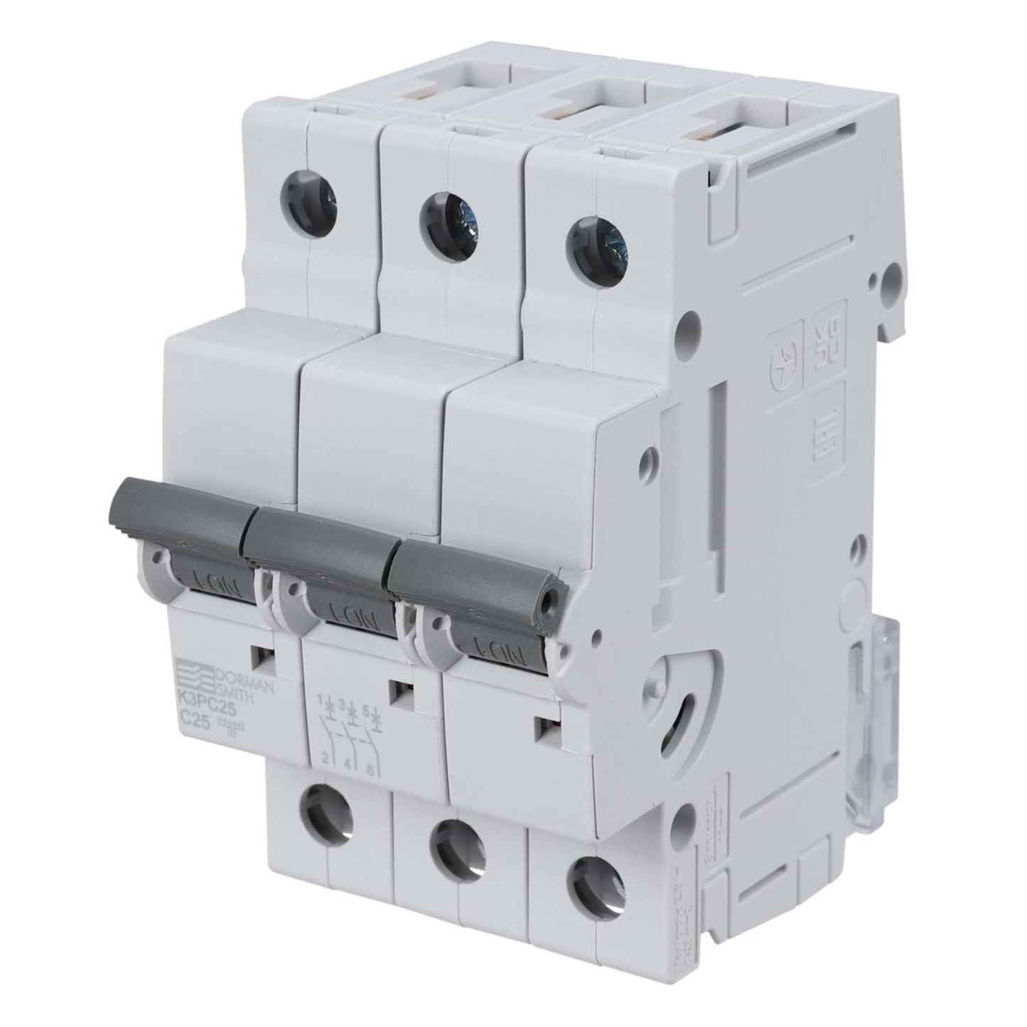 Dorman Smith 25A Triple Pole 10kA C Curve MCB