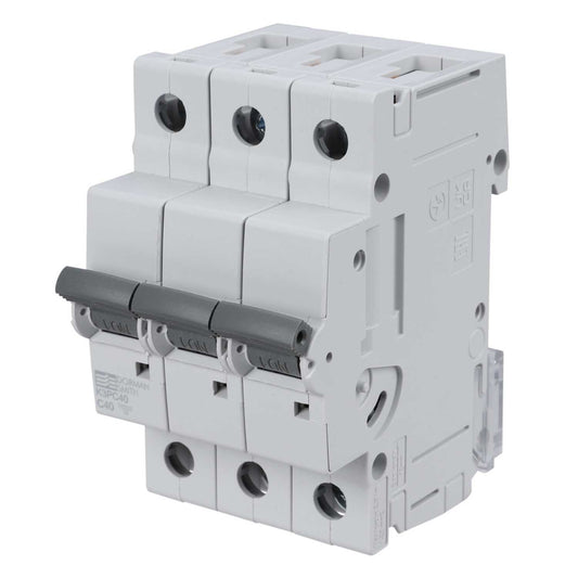Dorman Smith 40A Triple Pole 10kA C Curve MCB