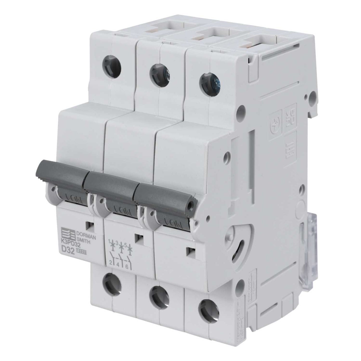Dorman Smith 32A Triple Pole 10kA D Curve MCB