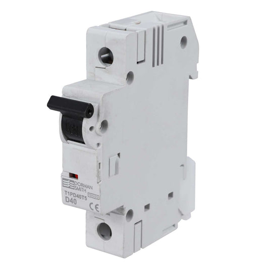 Dorman Smith 40A Single Pole 6kA / 10kA Type D MCB