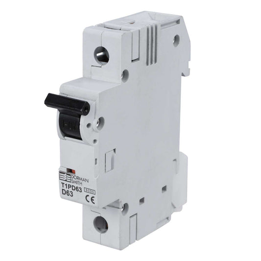 Dorman Smith 63A Single Pole 6kA / 10kA Type D MCB