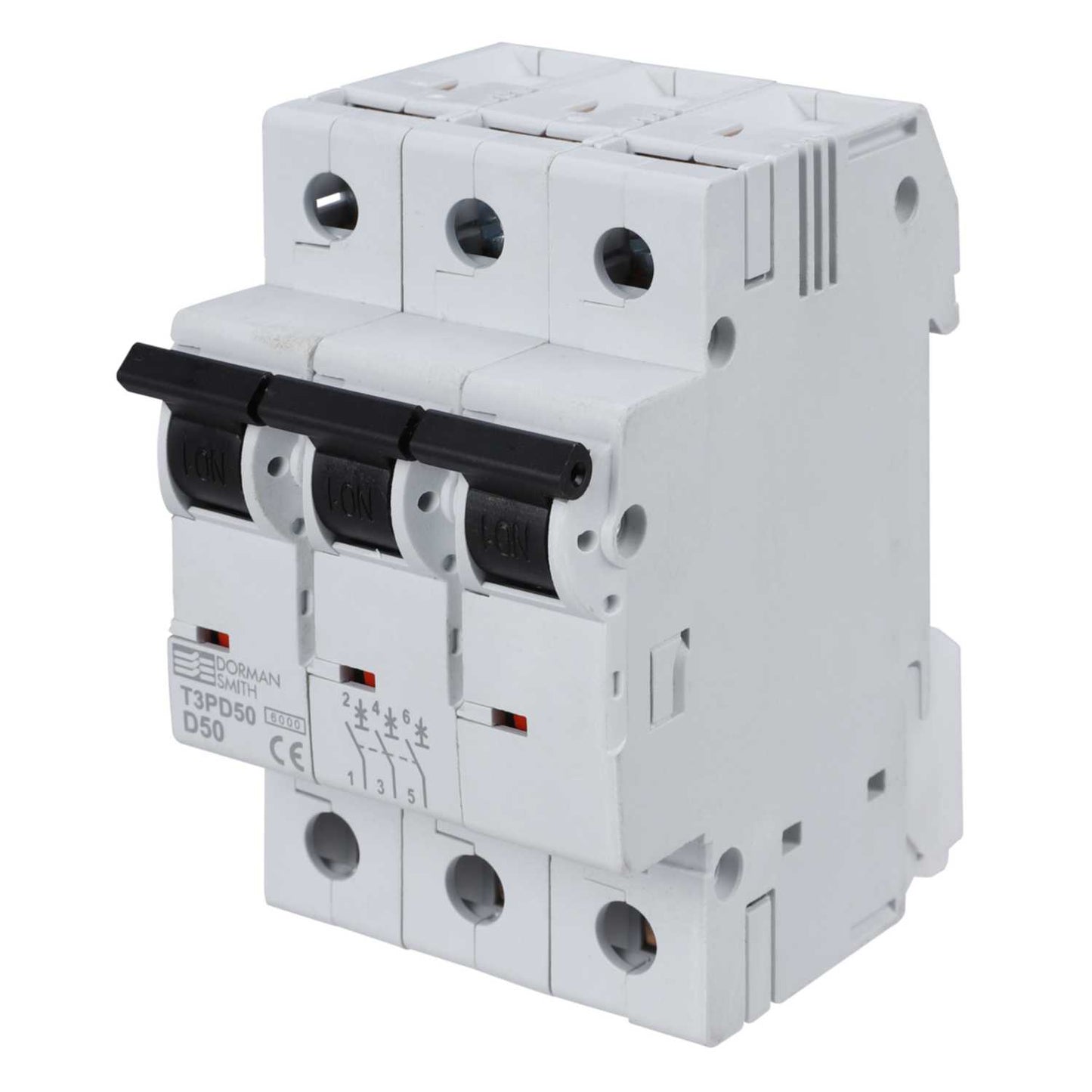 Dorman Smith 50A Triple Pole 6kA / 10kA Type D MCB