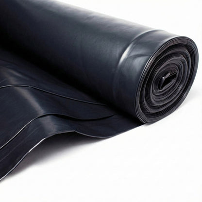 300mu (1200G) Black Polythene Damp Proof Membrane (DPM) 4m x 25m (100m2/Roll)