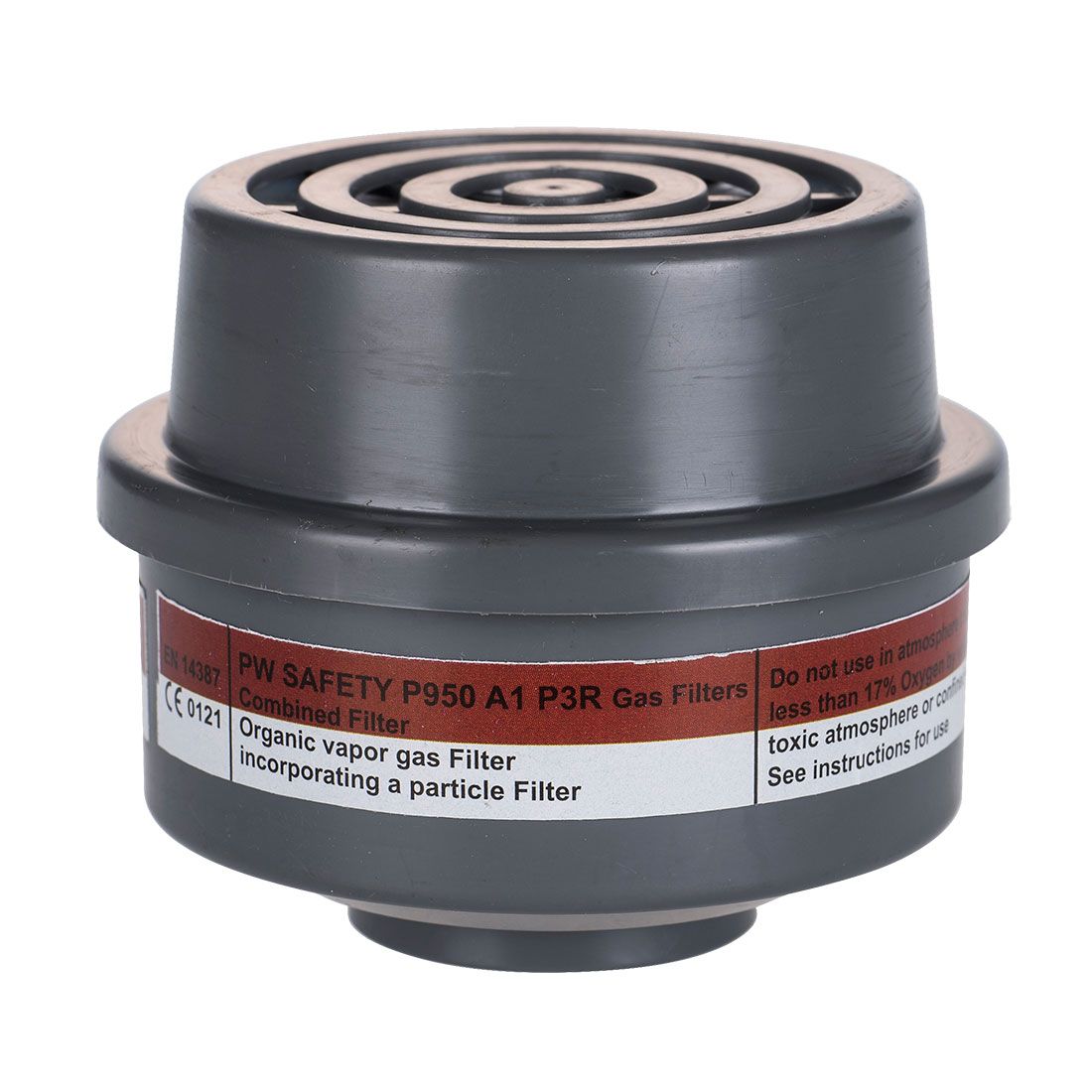 A1P3R Combination Filter Special Thread Connection (Pk4), , R, Grey