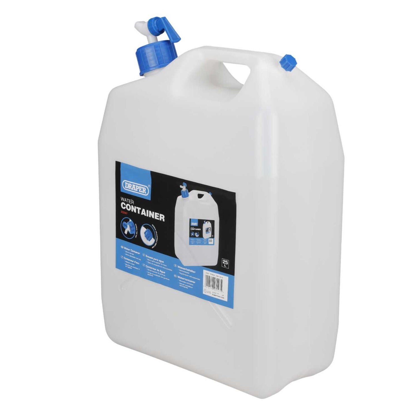 Draper Tools Litre Water Container with Tap
