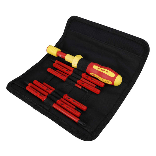 Draper Tools 9 Piece XP1000 VDE Interchangeable Torque Screwdriver Set
