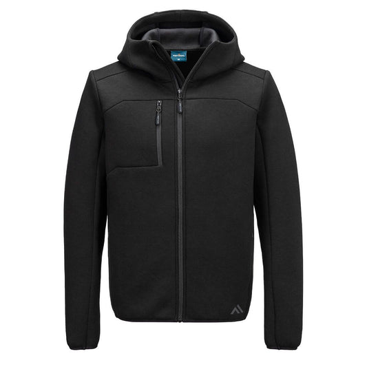 KX3 Sport Zip Hooded Sweater, L, R, Black
